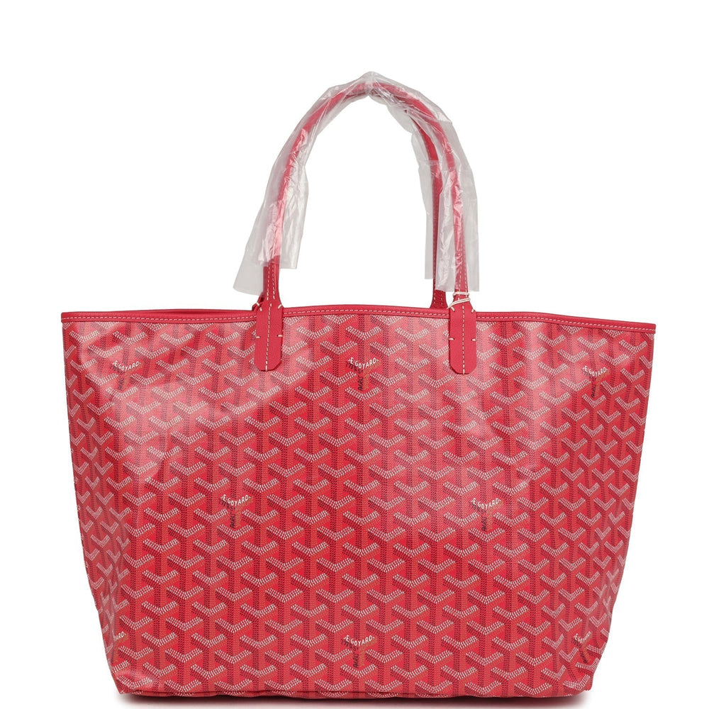 Goyard Goyardine Fuchsia St. Louis PM Tote Bag Palladium Hardware – Accessorio premium elegante