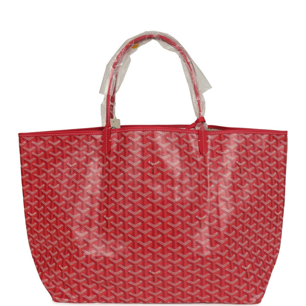 Goyard Goyardine Fuchsia St. Louis GM Tote Bag Palladium Hardware – Accessorio premium elegante