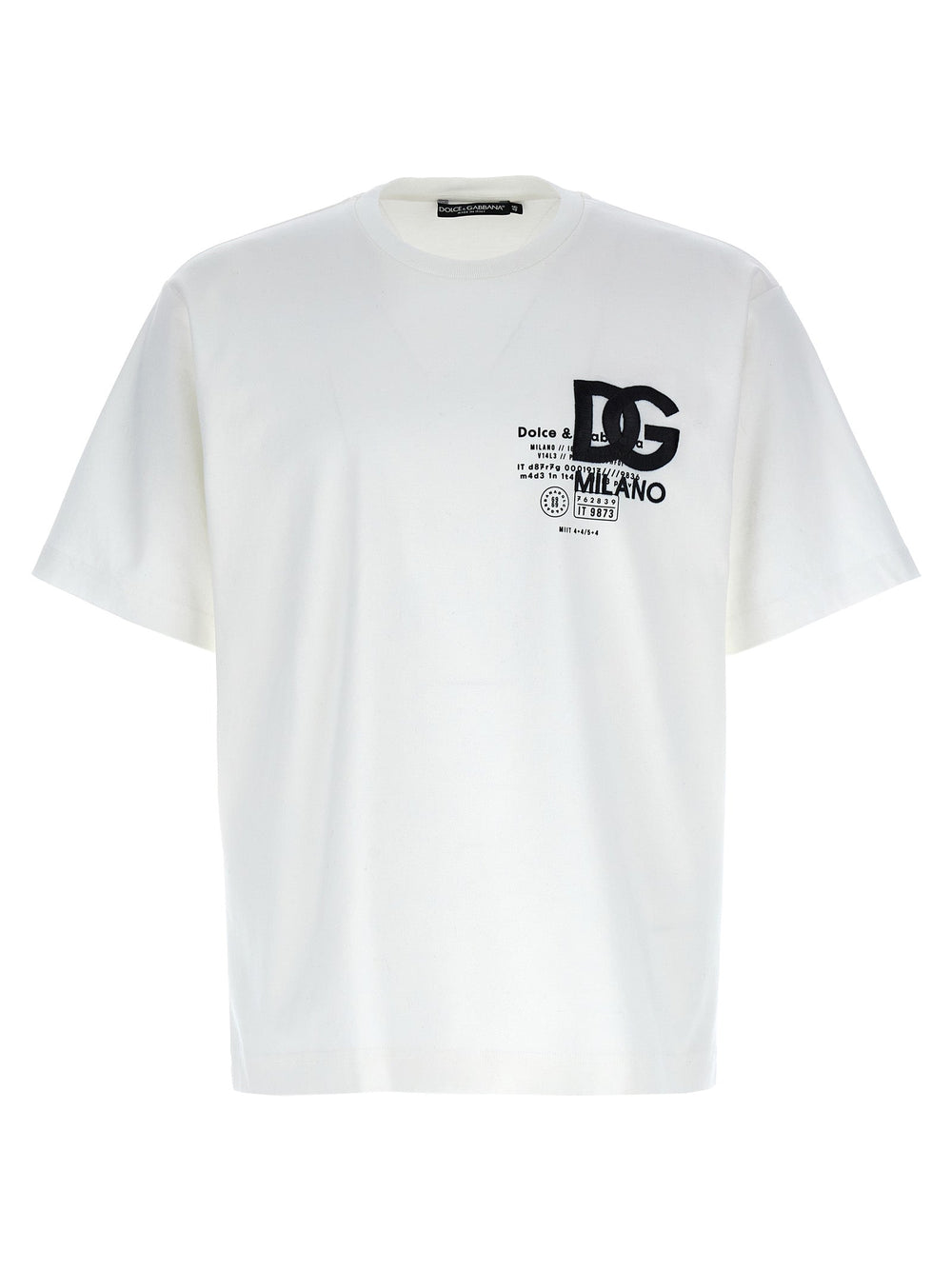Logo T Shirt Bianco/Nero – Accessorio premium elegante