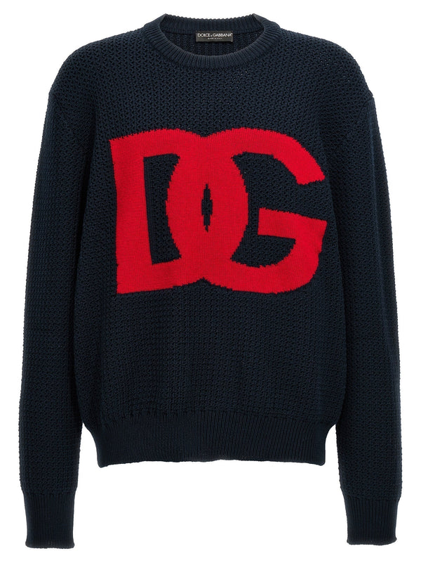 Logo Sweater Maglioni Blu – Accessorio premium elegante