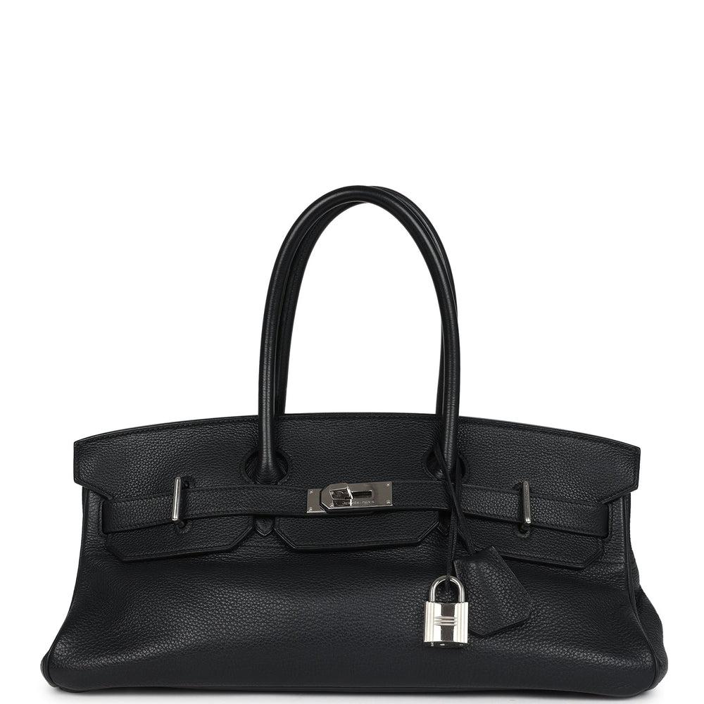 Hermes Shoulder Birkin 42 JPG Black Clemence Palladium Hardware – Accessorio premium elegante