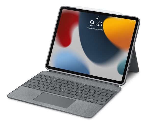 Logitech Combo Touch Keyboard/Cover Case for 12.9in iPad Pro (5th Gen) - Gray – Accessorio premium elegante