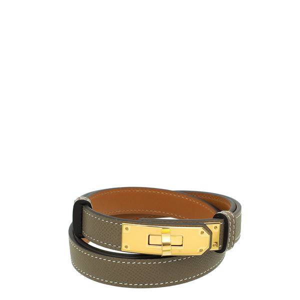 Hermes Etoupe Kelly 18 Belt – Accessorio premium elegante