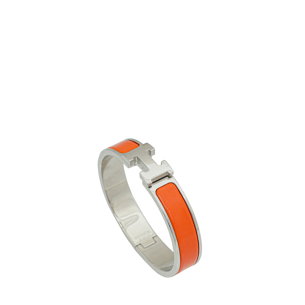 Hermes Orange Clic H PM Bracelet – Accessorio premium elegante
