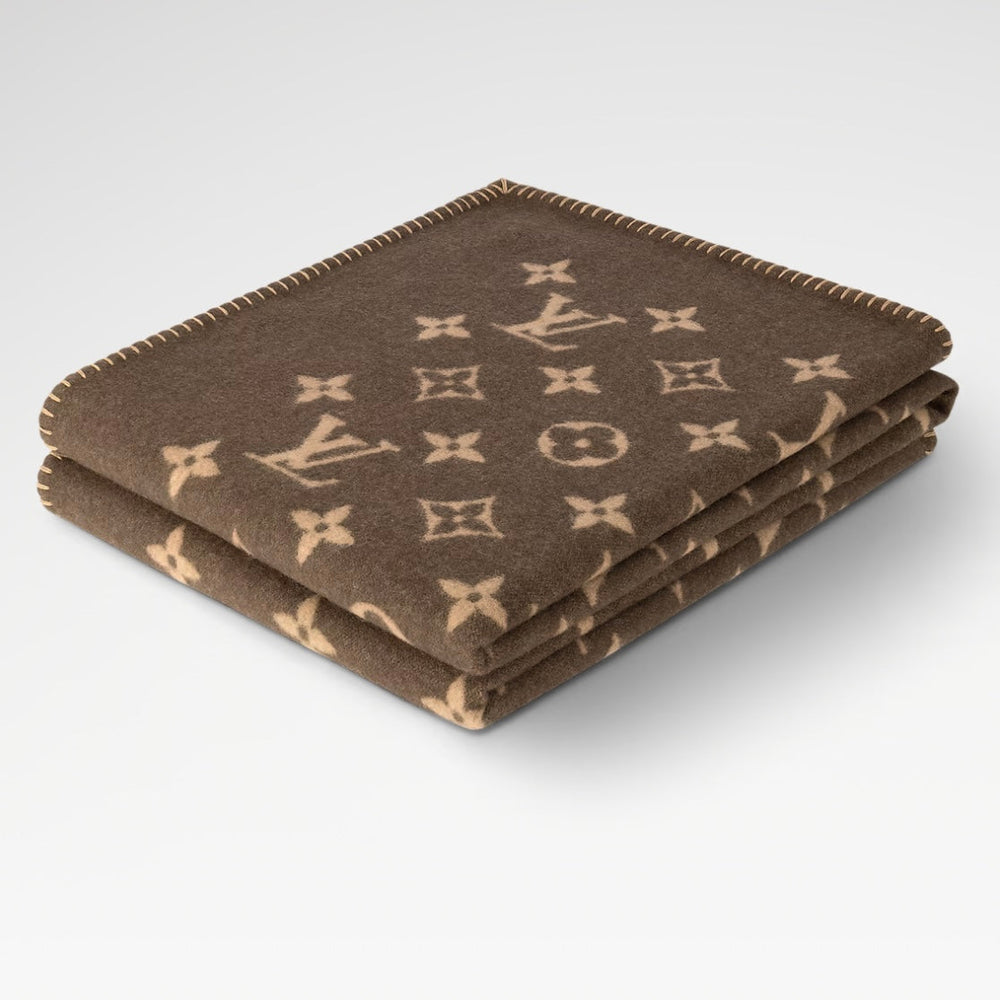 PLAID MONOGRAM Brown – Accessorio premium elegante