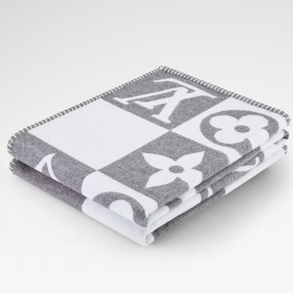 BLANKET MONOGRAM Gray – Accessorio premium elegante