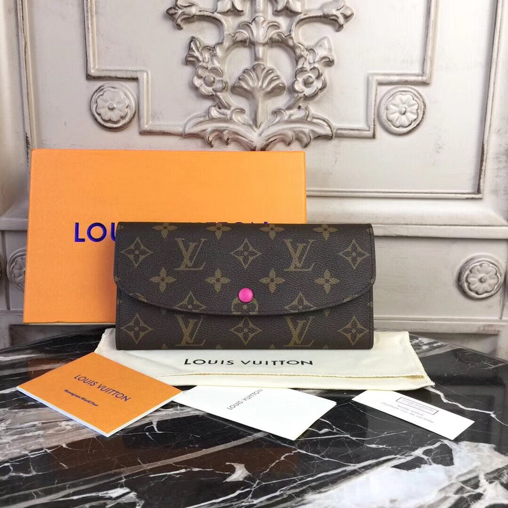LV PORTAFOGLIO EMILIE PURPLE – Accessorio premium elegante