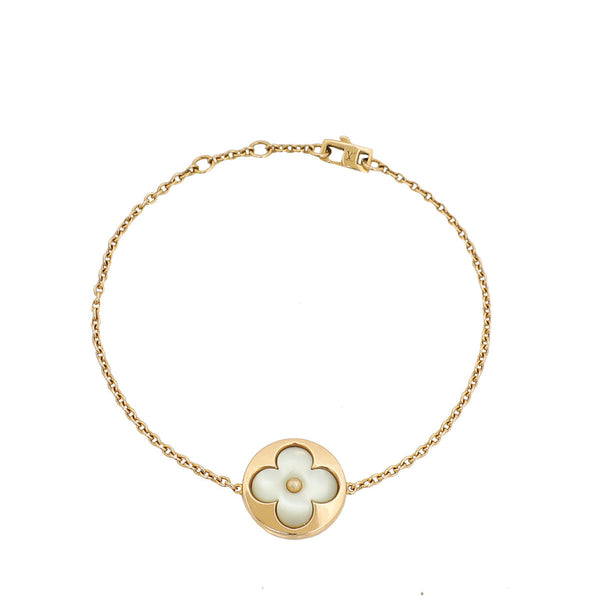 Louis Vuitton 18K Rose Gold MOP Colour Blossom Sun Bracelet – Accessorio premium elegante