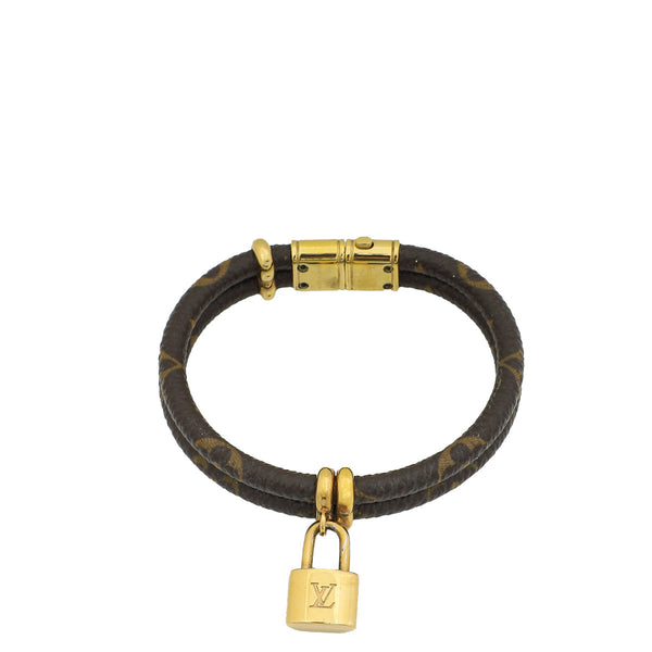 Louis Vuitton Monogram Ebene Keep It Bracelet 19 – Accessorio premium elegante