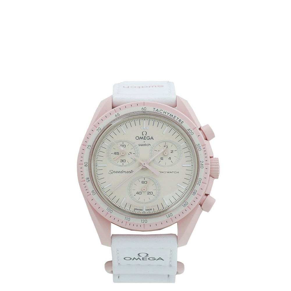 Omega Bicolor Swatch x Speedmaster Mission To Venus Quartz 41mm Watch – Accessorio premium elegante