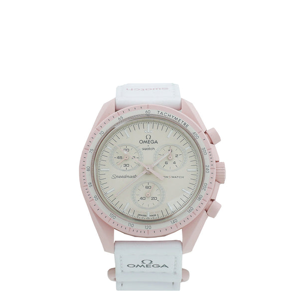 Omega Bicolor Swatch x Speedmaster Mission To Venus Quartz 41mm Watch – Accessorio premium elegante
