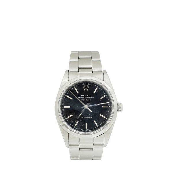 Rolex Stainless Steel Air King Oyster Perpetual 34mm Watch – Accessorio premium elegante