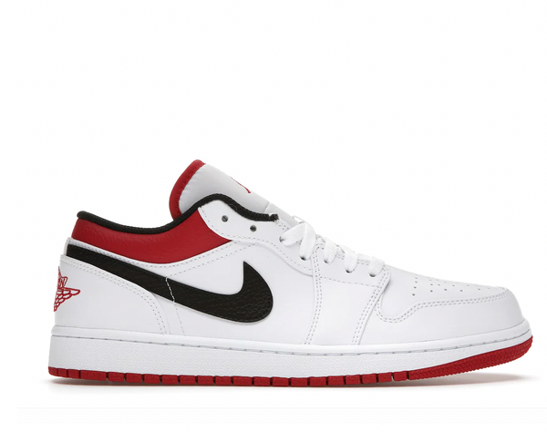 Jordan 1 Low White University Red Black – Accessorio premium elegante