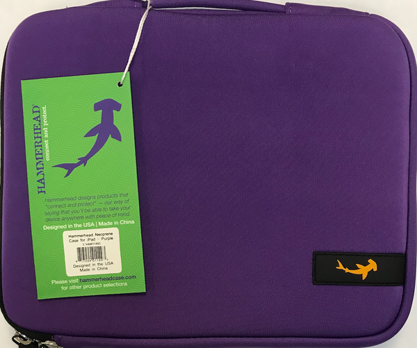 Hammerhead Neoprene Case for all 9.7-inch iPads - Purple – Accessorio premium elegante