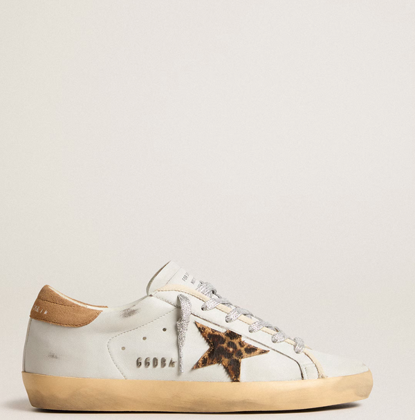 Super-Star in nappa con stella in cavallino e talloncino in suede "ULTIMI PEZZI"