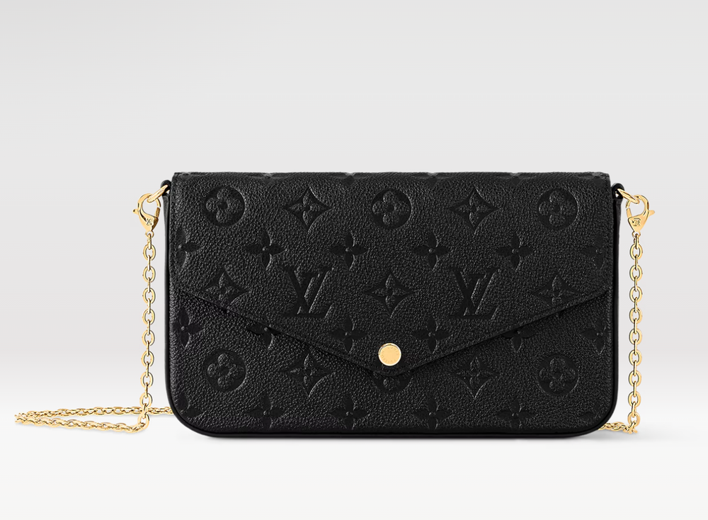 LV POCHETTE FÉLICIE Black – Accessorio premium elegante