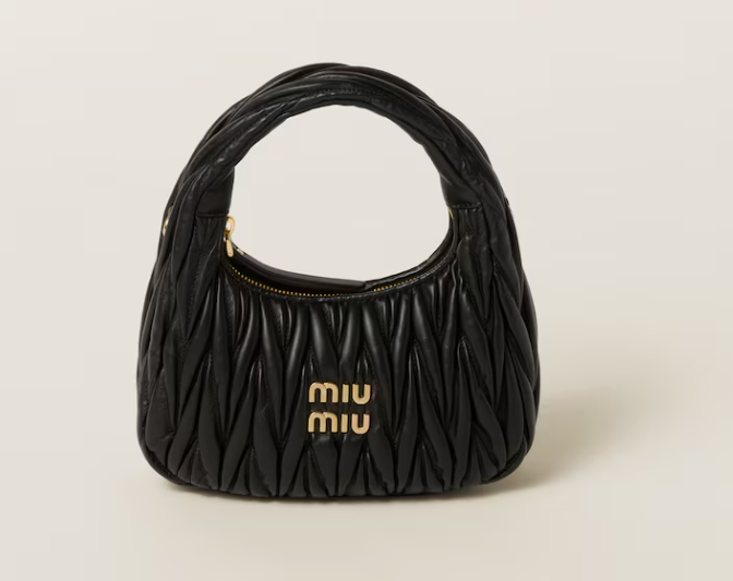 Borsa hobo Wander in nappa matelassé – Accessorio premium elegante