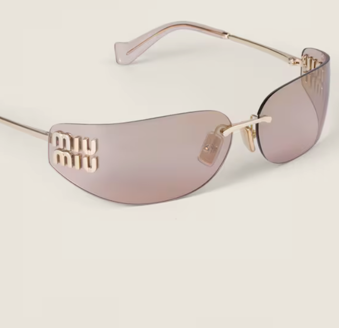Occhiali da sole Miu Miu Logo lenti bronzo – Accessorio premium elegante