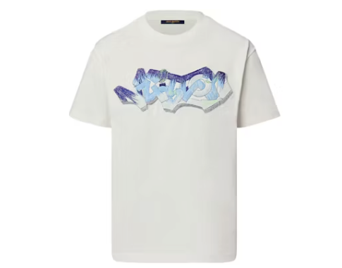 Louis Vuitton 3D LV Graffiti Embroidered T-Shirt – Accessorio premium elegante