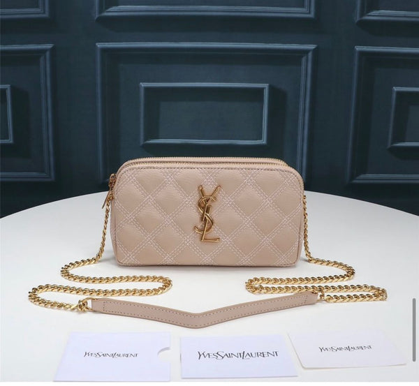 YSL MINI BAG IN MATELASSÉ PINK – Accessorio premium elegante