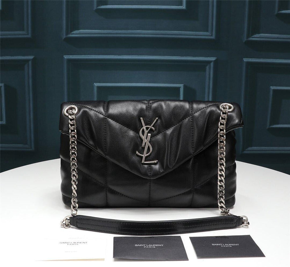 YSL BORSA PUFFER TOY IN PELLE DI AGNELLO TRAPUNTATA – Accessorio premium elegante