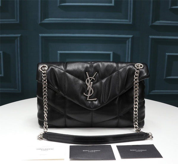 YSL BORSA PUFFER TOY IN PELLE DI AGNELLO TRAPUNTATA – Accessorio premium elegante