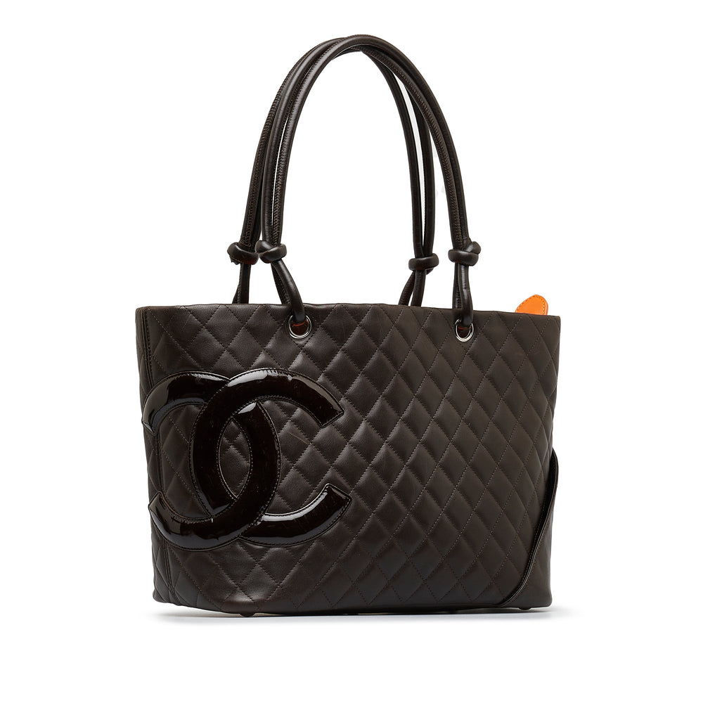 Brown Chanel Large Cambon Ligne Tote – Accessorio premium elegante