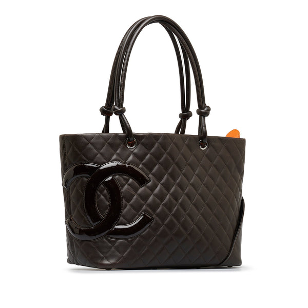 Brown Chanel Large Cambon Ligne Tote – Accessorio premium elegante