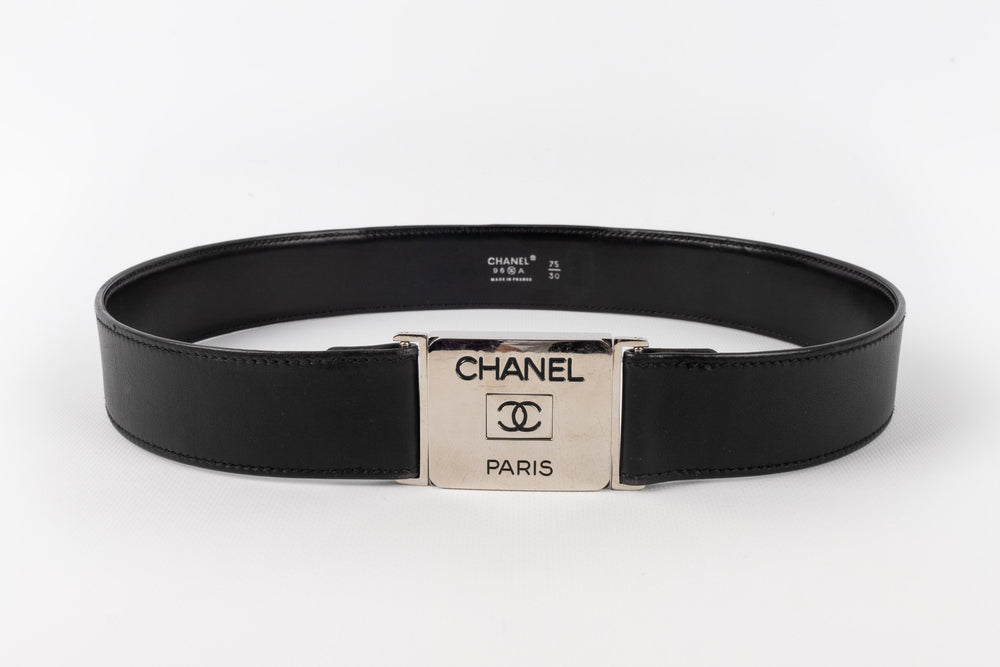 Ceinture en cuir Chanel Automne 1996 – Accessorio premium elegante