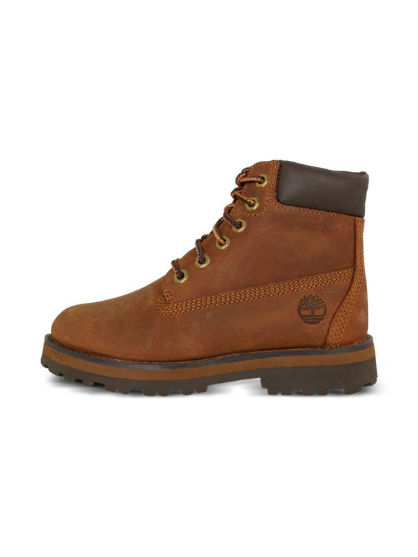 Stivali stringati per bambino Timberland Kids marroni con punta tonda – Accessorio premium elegante