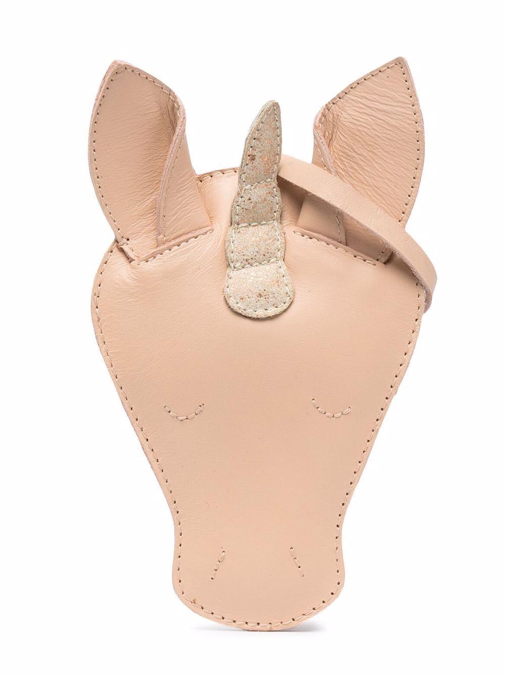 Borsa a spalla per bambina Donsje Britta Special beige con orecchie – Accessorio premium elegante