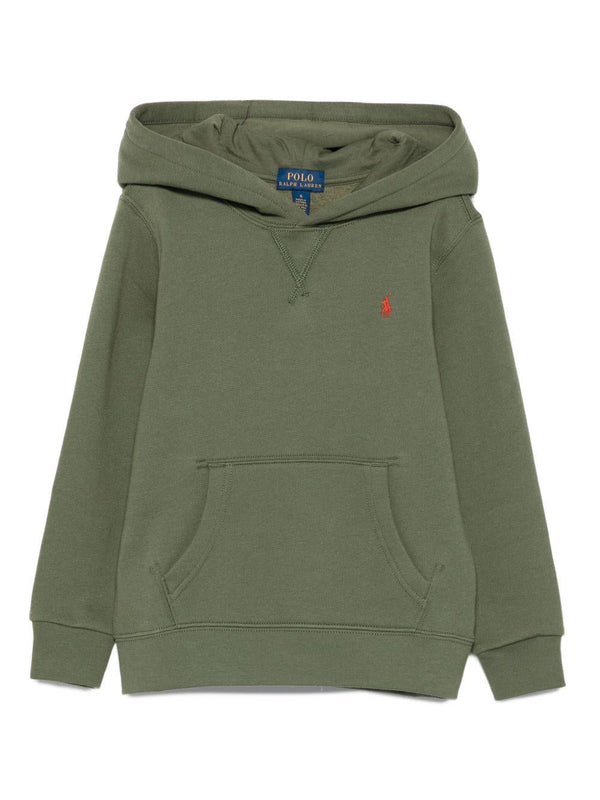 Felpa per bambino Polo Ralph Lauren Kids verde con logo Polo Pony – Accessorio premium elegante