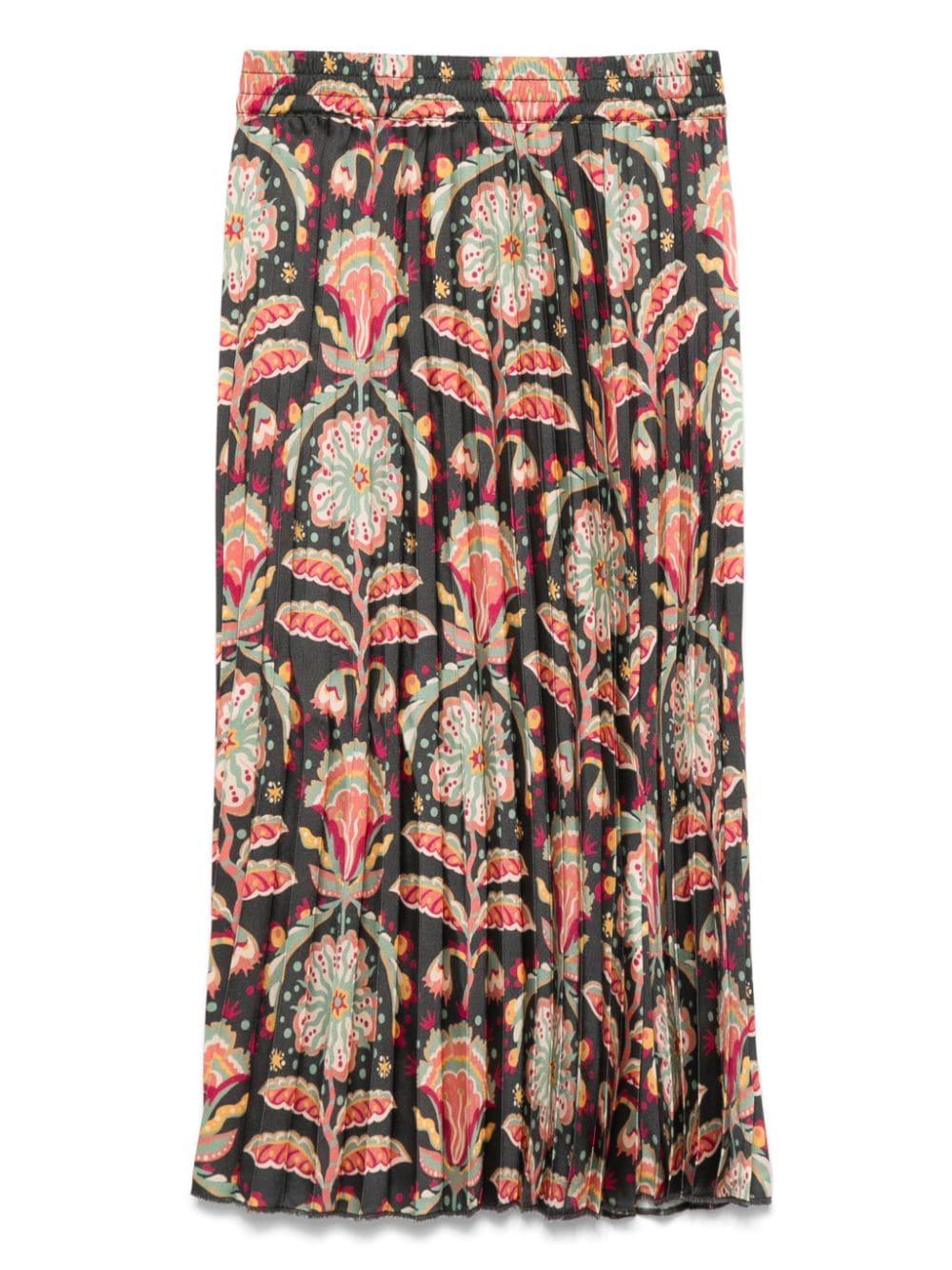 Gonna midi per bambina Scotch & Soda nero plissettata – Accessorio premium elegante