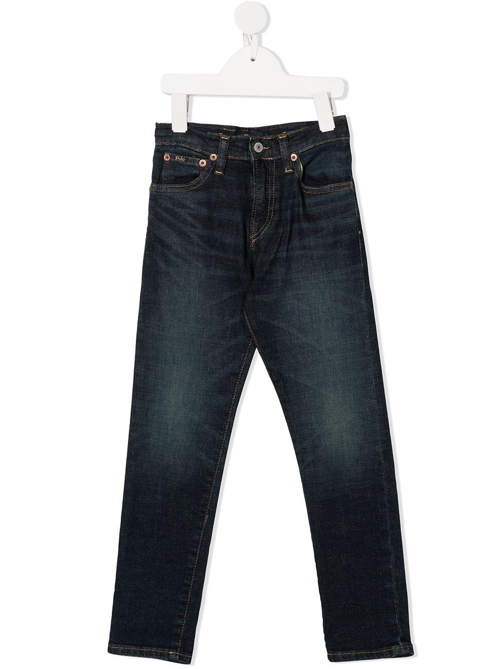 Jeans per bambino Ralph Lauren Kids in denim modello slim a vita media – Accessorio premium elegante