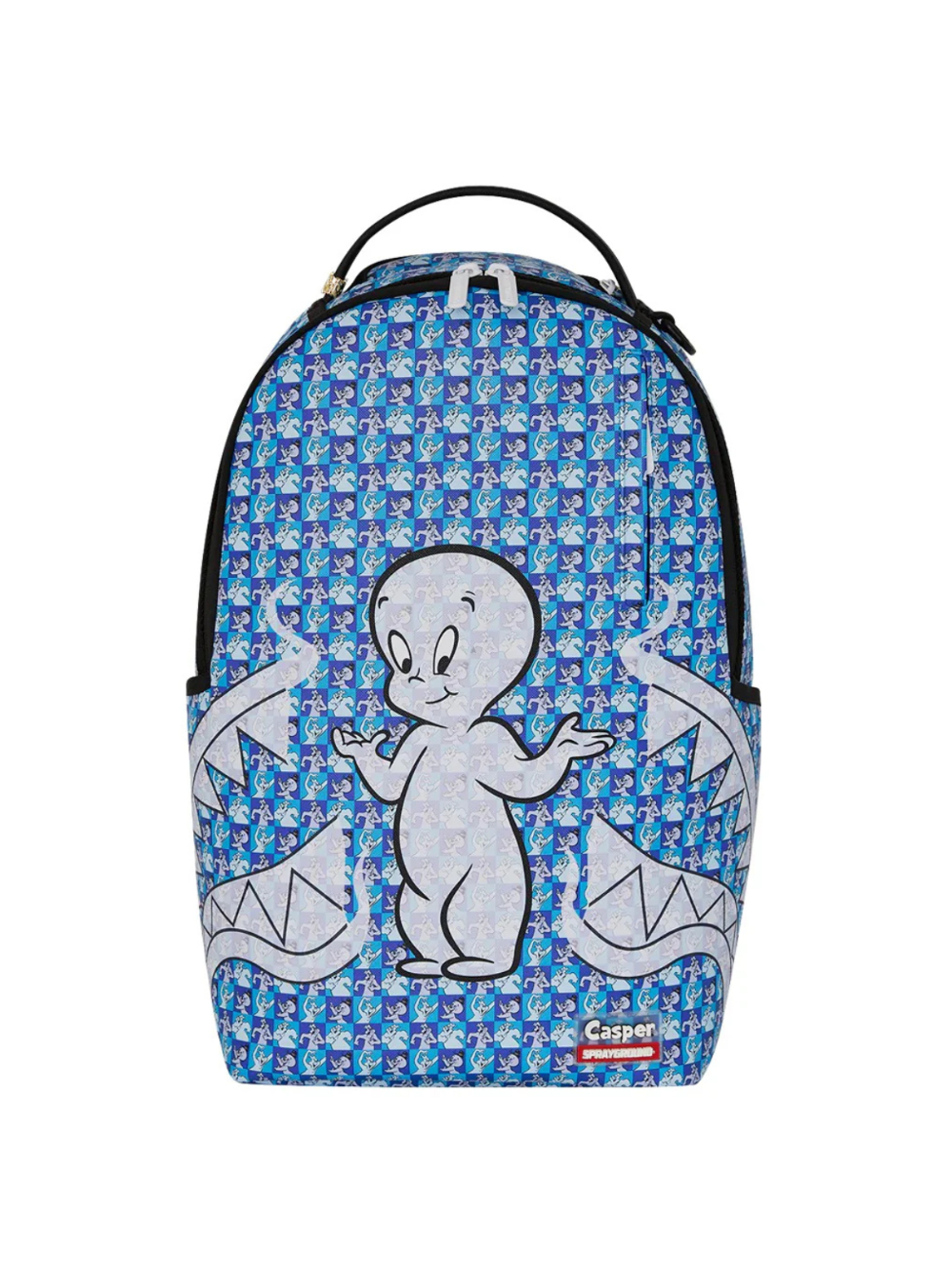 Zaino Casper per bambini Sprayground Kid blu con dettaglio logo gommato – Accessorio premium elegante
