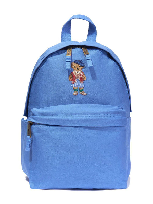 Zaino per bambini Polo Ralph Lauren Kids beige con motivo ricamato – Accessorio premium elegante