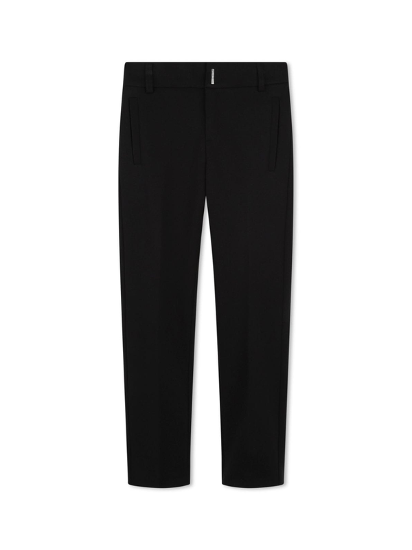 Pantaloni sartoriali per bambino Givenchy Kids nero a vita media – Accessorio premium elegante