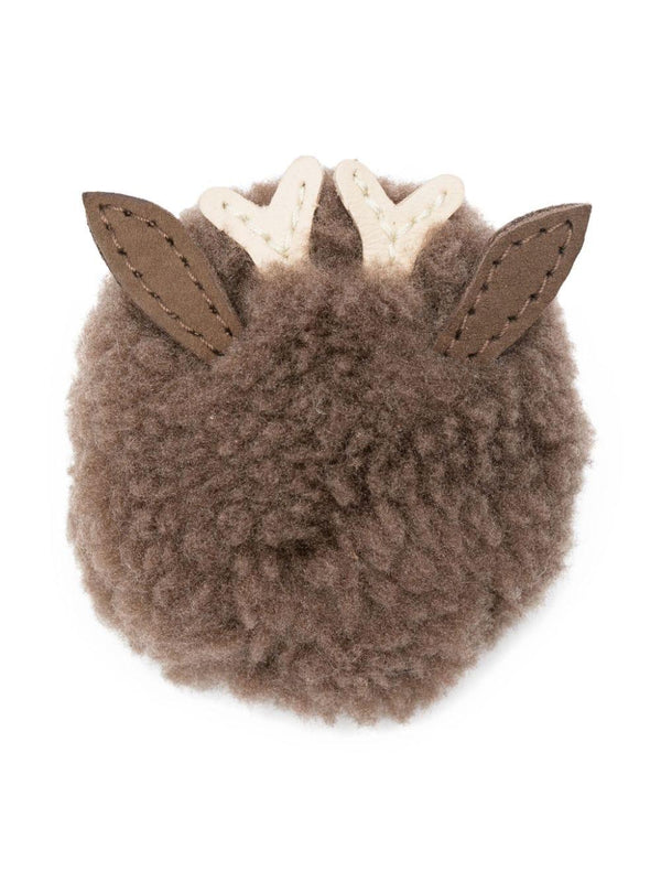 Fermaglio per bambina Donsje Ploto marrone con orecchie da animale – Accessorio premium elegante
