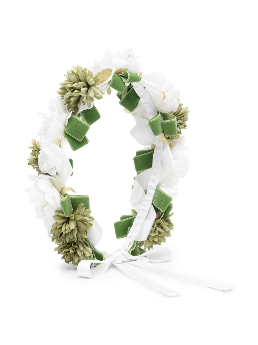 Cerchietto con applicazione a fiori – Accessorio premium elegante