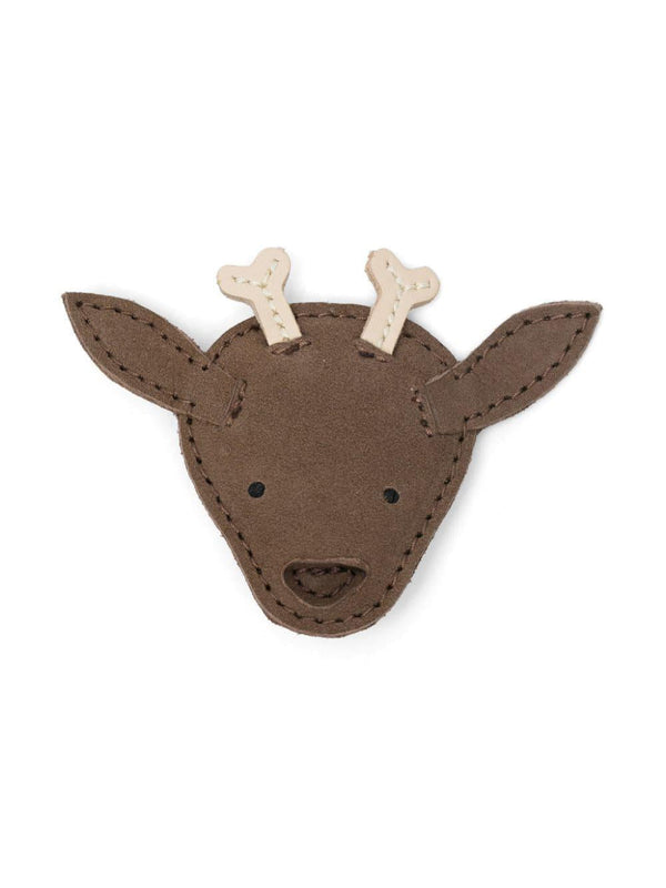 Fermaglio per bambina Donsje Josy Special marrone con orecchie da animale – Accessorio premium elegante