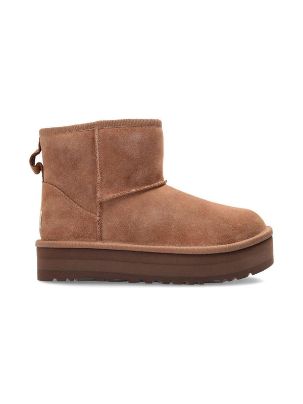 Stivaletti per bambini UGG Kids beige a punta tonda – Accessorio premium elegante