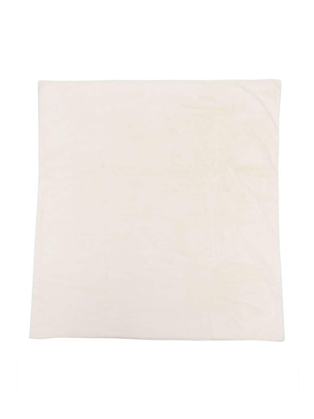 Coperta in finta pelliccia per neonato Il Gufo bianco con design rettangolare – Accessorio premium elegante