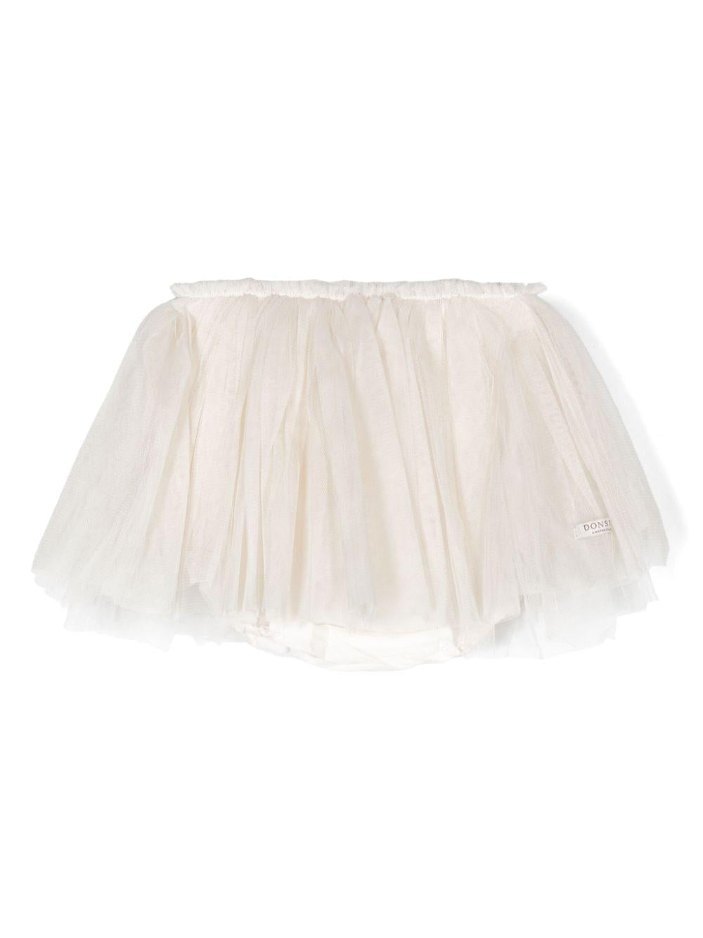 Gonna per neonata Donsje Rieta bianco avorio con rete in tulle – Accessorio premium elegante