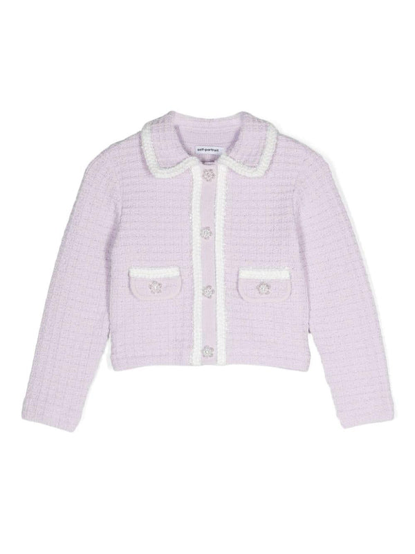 Cardigan con finiture a contrasto – Accessorio premium elegante