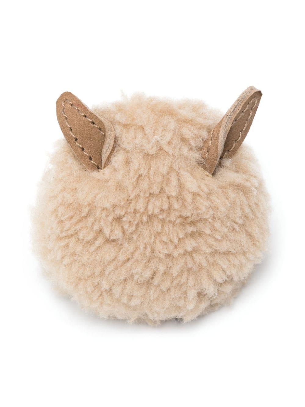 Fermaglio per bambina Donsje Ploto beige con orecchie da animale – Accessorio premium elegante