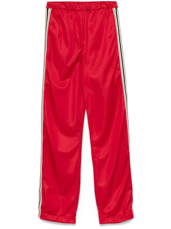 Pantaloni Ulderico per donna THE M rossi con gamba dritta – Accessorio premium elegante