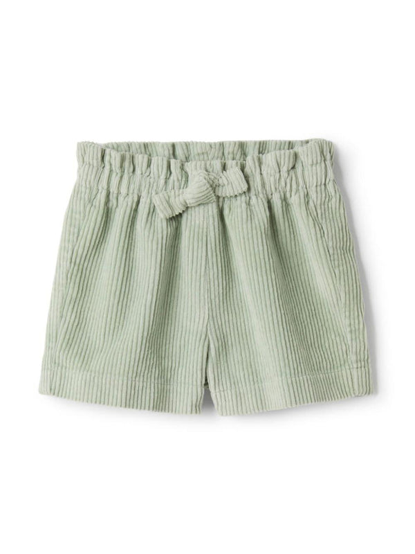Shorts a coste per neonato Il Gufo verde con vita elasticizzata – Accessorio premium elegante