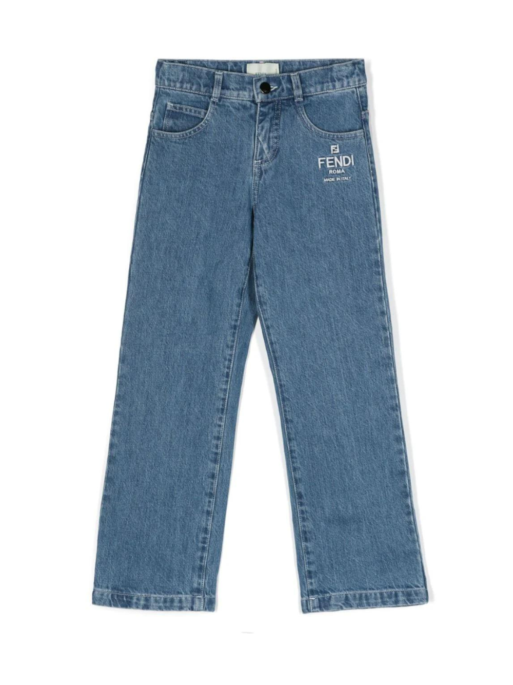 Jeans con logo ricamato – Accessorio premium elegante