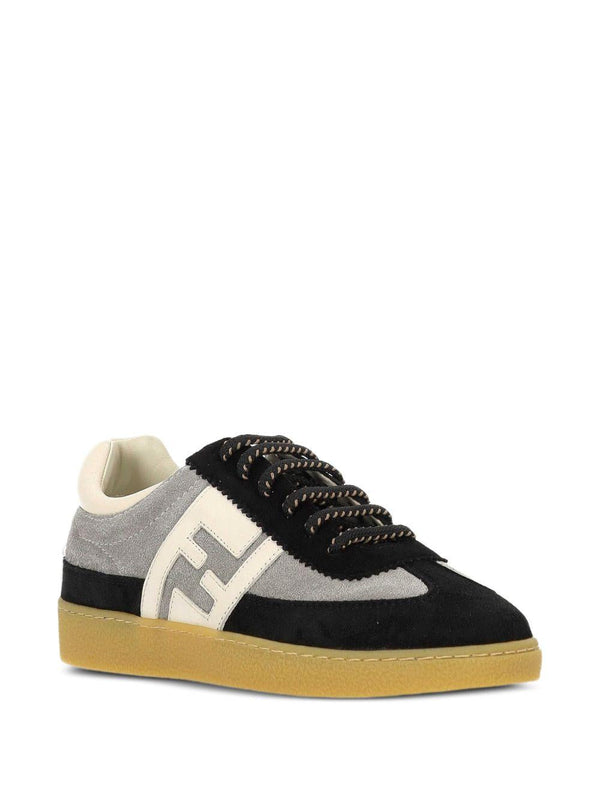 Sneakers per bambini Fendi Kids multicolore con dettaglio logo