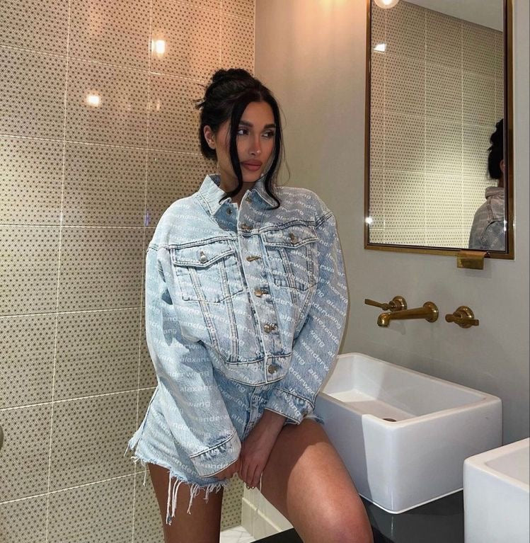 Veste en Jean Alexander Wang – Accessorio premium elegante